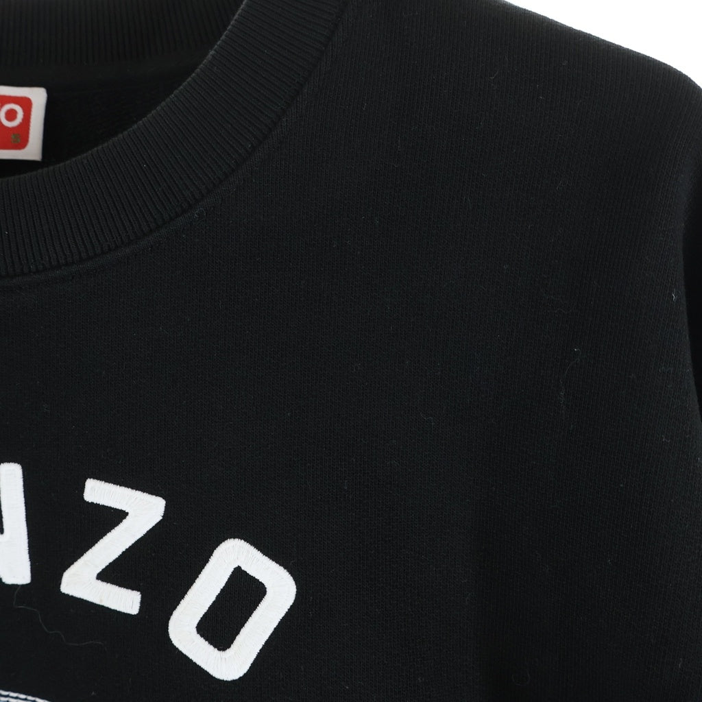 KENZO(ケンゾー) 24SS フロントグラフィックプリント スウェットトレーナー ブラック FE55SW1884MF