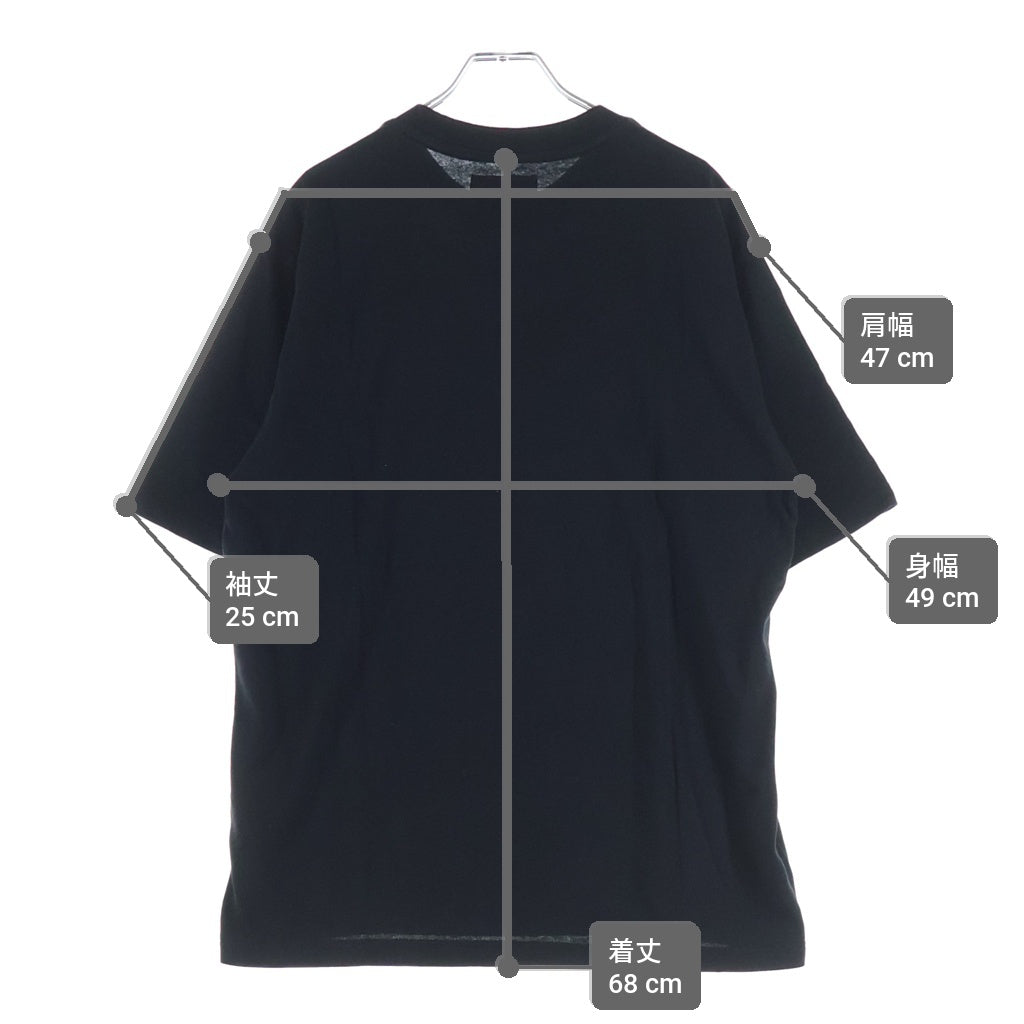 SUPREME(シュプリーム) 25AW AOI Jester S/S top フロントデザイン クルーネック半袖カットソーTシャツ ブラック