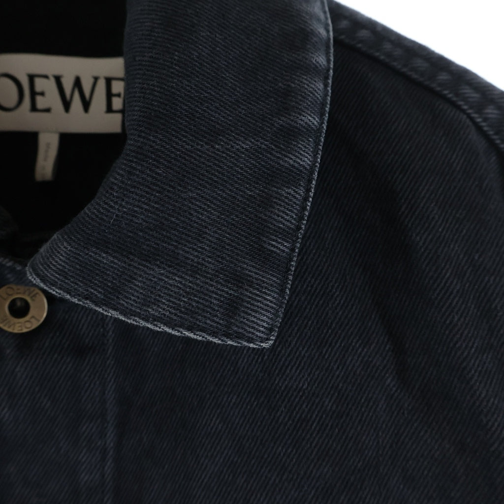LOEWE(ロエベ) アナグラムロゴ トラッカー デニムジャケット ブラック H526Y50W40