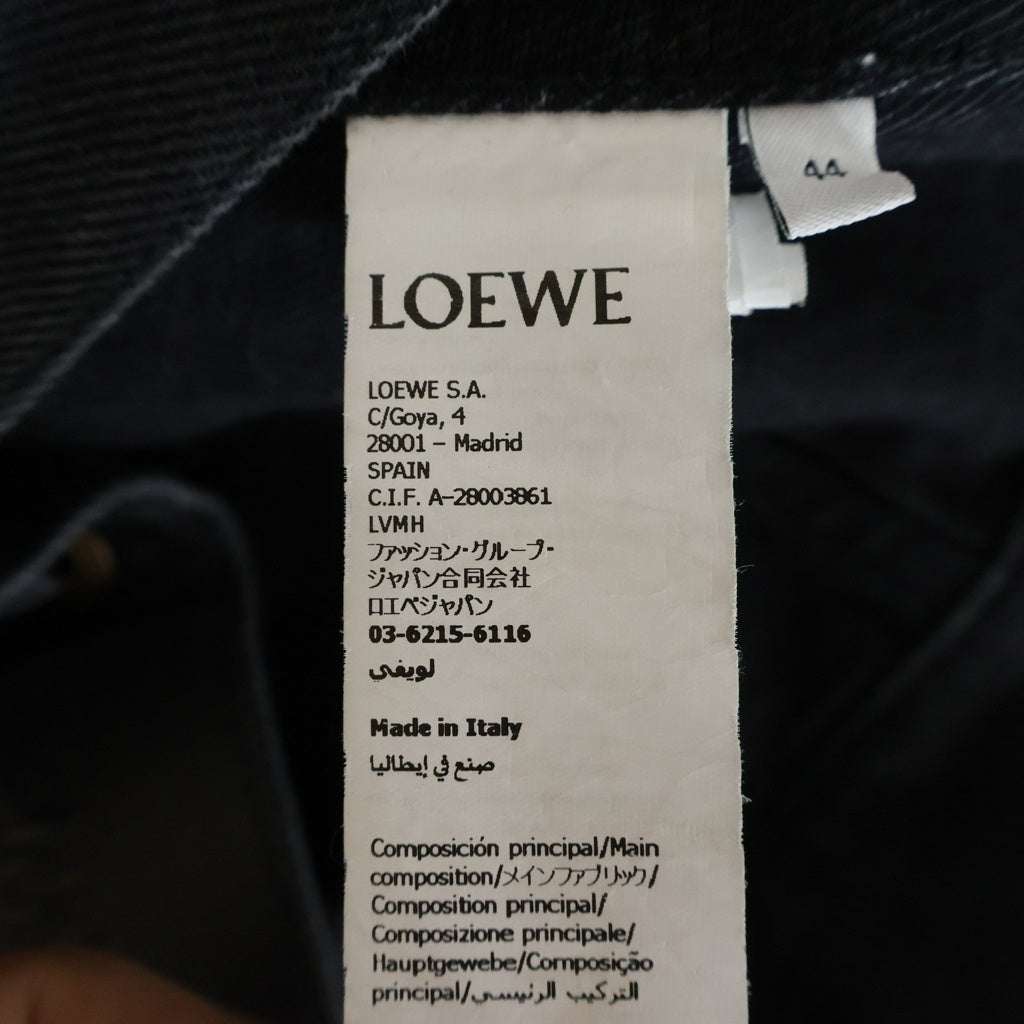 LOEWE(ロエベ) アナグラムロゴ トラッカー デニムジャケット ブラック H526Y50W40