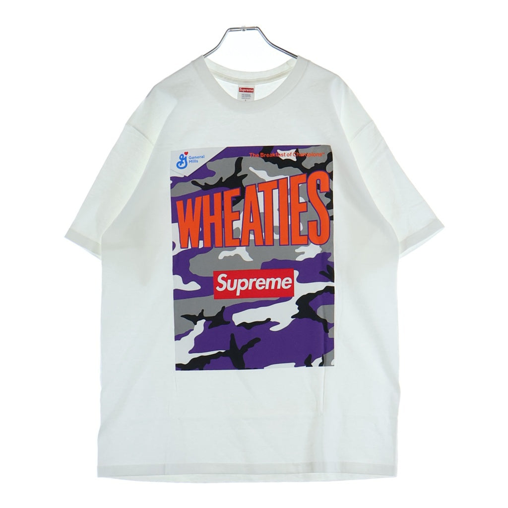 SUPREME(シュプリーム) 21SS Wheaties Tee ウィーティー 半袖Tシャツ カットソー ホワイト