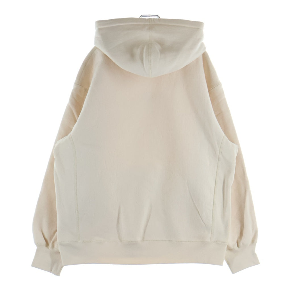 SUPREME(シュプリーム) 20AW Micro Logo Hooded Sweatshirt マイクロロゴフーディー スウェットシャツ プルオーバーパーカー アイボリー