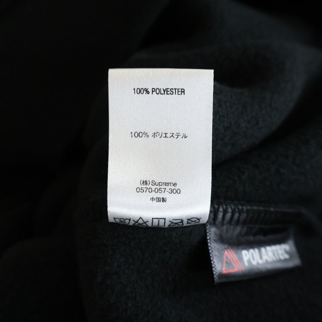 SUPREME(シュプリーム) 18AW Polartec Hooded Sweatshirt ポーラテック フリースパーカー フーディー ブラック
