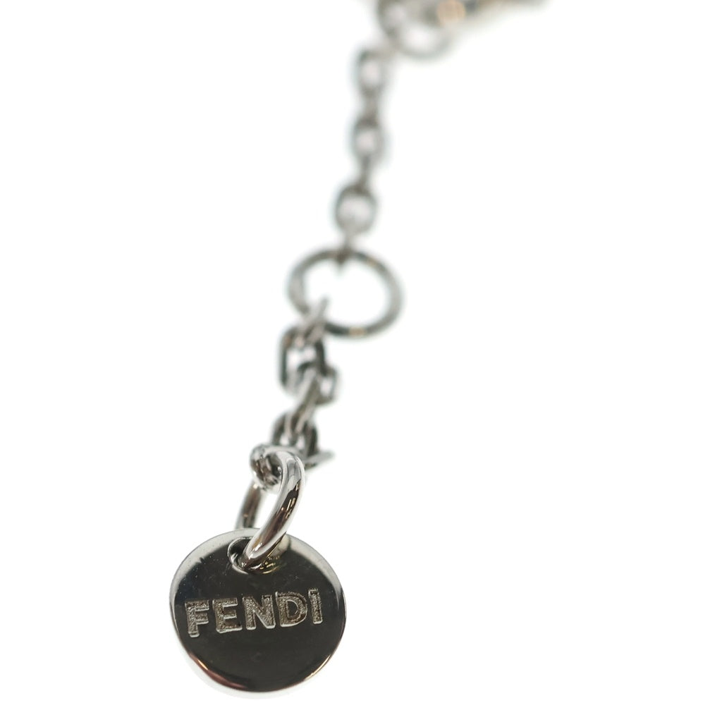 FENDI(フェンディ) FFロゴ ネックレス シルバー レディース
