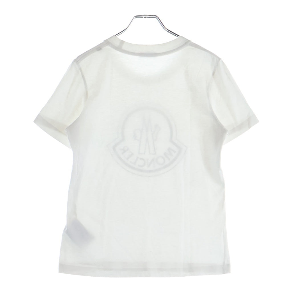 MONCLER(モンクレール) 22SS ライトストーンロゴ 半袖Tシャツ カットソー ホワイト レディース