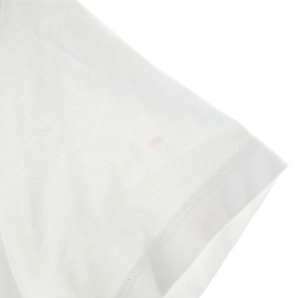 MONCLER(モンクレール) ロゴプリント半袖Tシャツ カットソー ホワイト/ピンク レディース