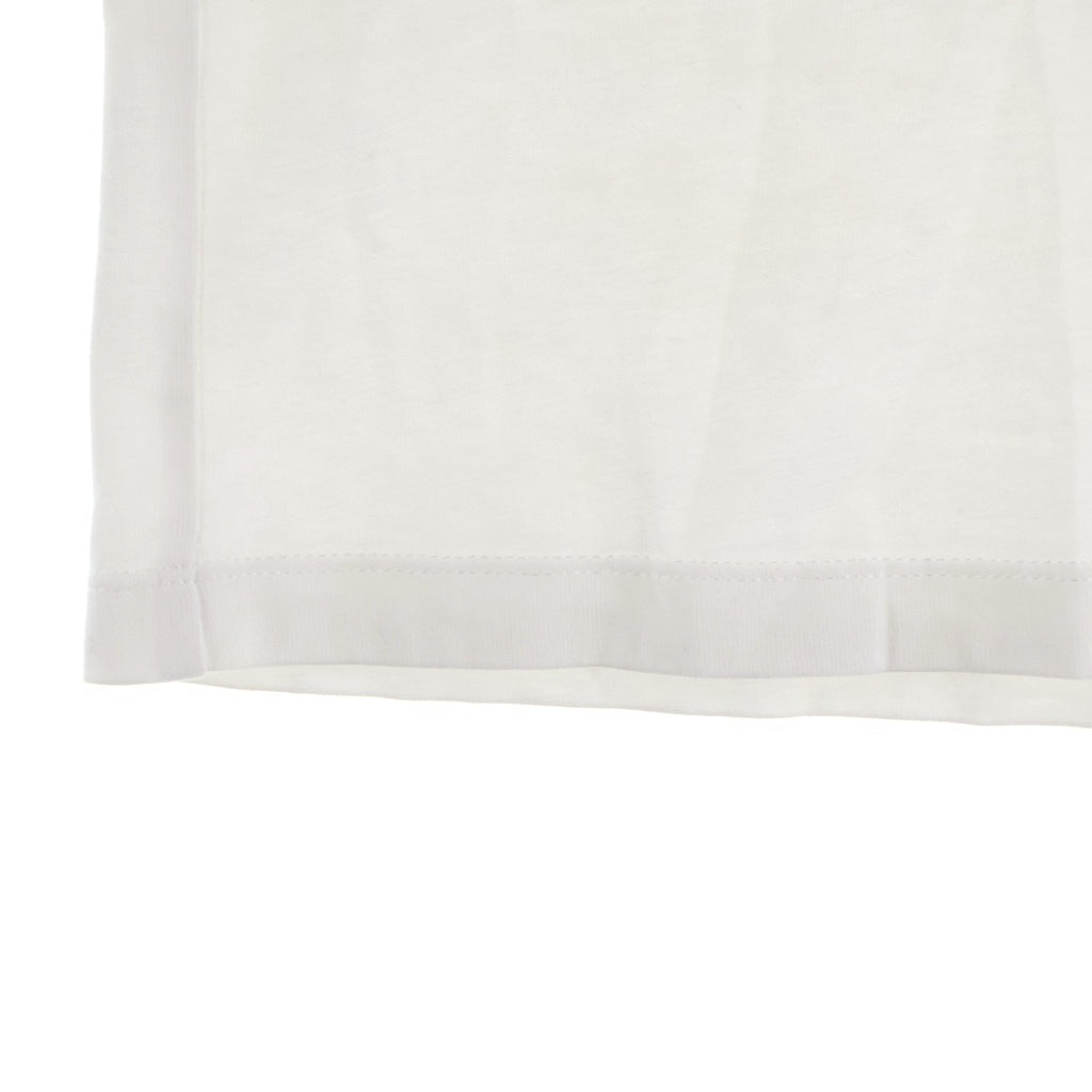 MONCLER(モンクレール) ロゴプリント半袖Tシャツ カットソー ホワイト/ピンク レディース