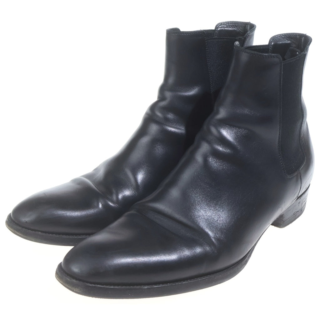 SAINT LAURENT PARIS(サンローランパリ) クラシック エディチェルシーブーツ サイドゴア レザーブーツ シューズ ブラック 592438