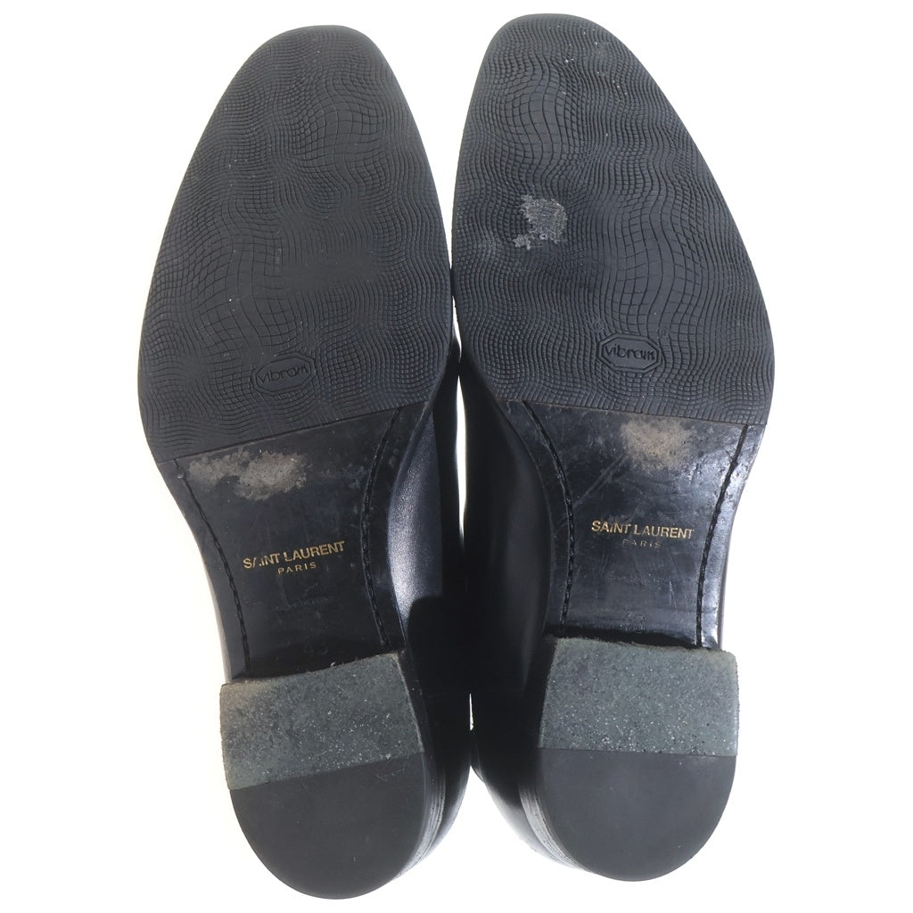 SAINT LAURENT PARIS(サンローランパリ) クラシック エディチェルシーブーツ サイドゴア レザーブーツ シューズ ブラック 592438