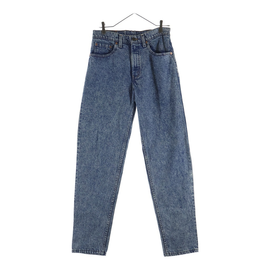 Levi's(リーバイス) 90s 550 ケミカルウォッシュ ジップフライ テーパードデニムパンツ インディゴ 4813
