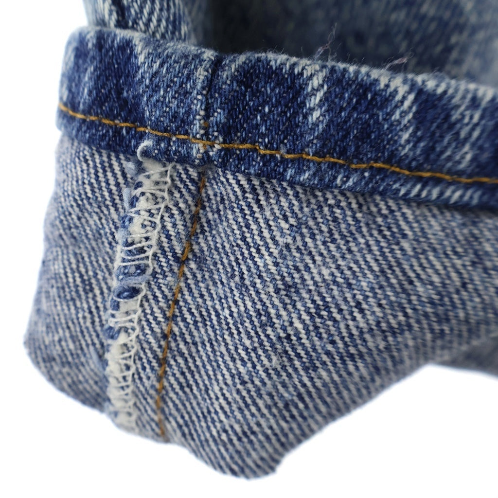 Levi's(リーバイス) 90s 550 ケミカルウォッシュ ジップフライ テーパードデニムパンツ インディゴ 4813