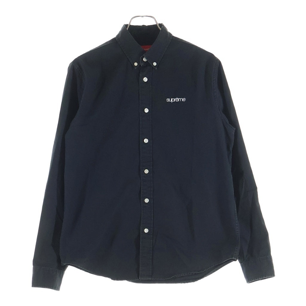 SUPREME(シュプリーム) 20SS Classic Logo Oxford Shirt クラシックロゴ オックスフォード長袖シャツ ブラック