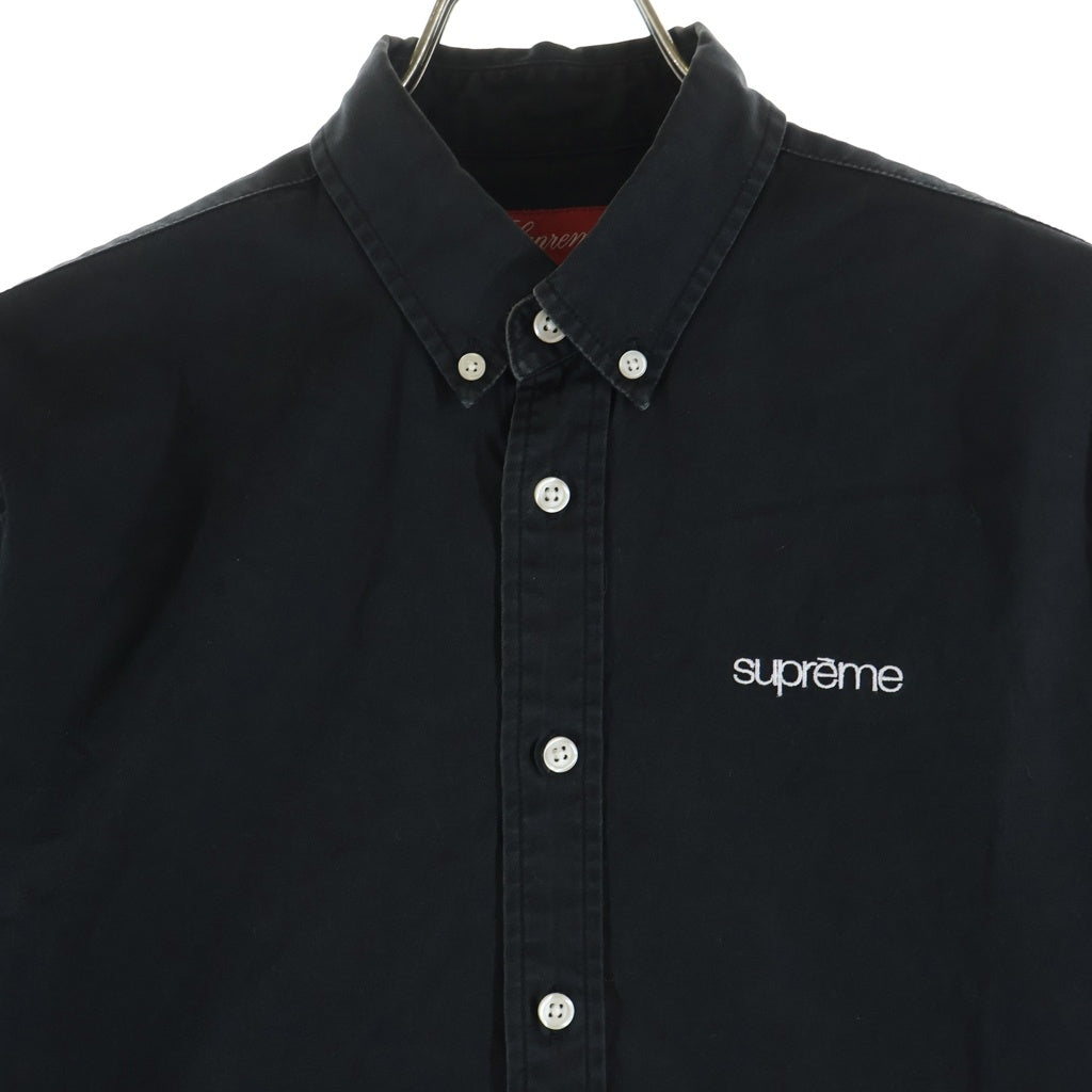 SUPREME(シュプリーム) 20SS Classic Logo Oxford Shirt クラシックロゴ オックスフォード長袖シャツ ブラック
