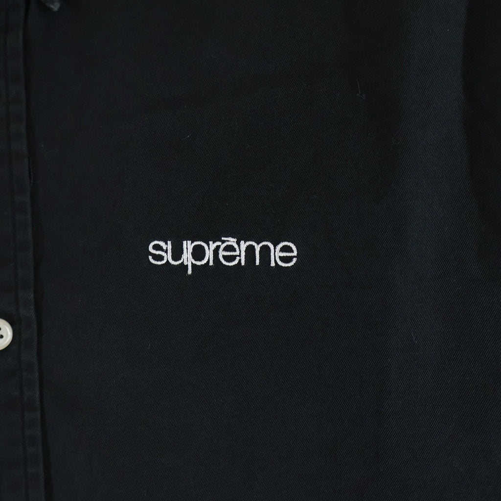 SUPREME(シュプリーム) 20SS Classic Logo Oxford Shirt クラシックロゴ オックスフォード長袖シャツ ブラック