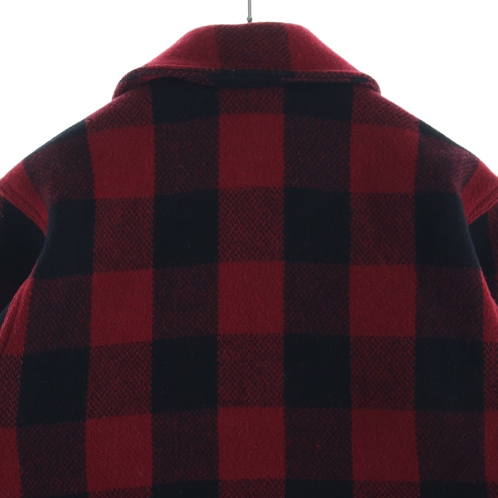 TENDERLOIN(テンダーロイン) T-BAFFALO JACKET ティーバッファロー ボタンアップ チェックシャツジャケット レッド/ブラック