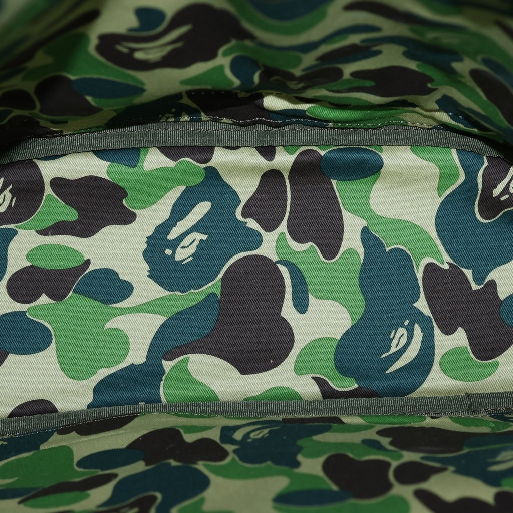READY MADE(レディメイド) × APE FIELD PACK アベイシングエイプ シャーク フィールドパック バックパック カーキ RE-APーKH-00-00-005
