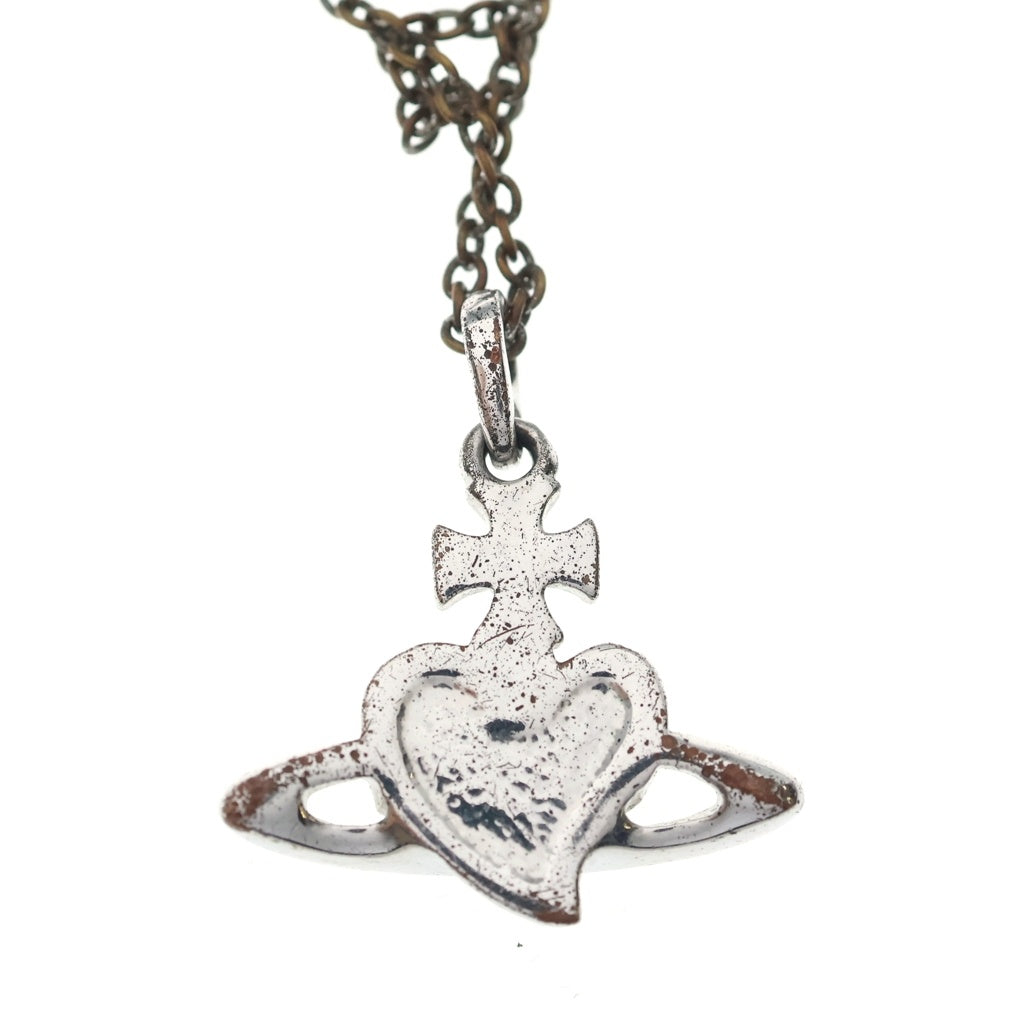 Vivienne Westwood(ヴィヴィアンウエストウッド) ディアマンテ ハートモチーフネックレス シルバー レディース