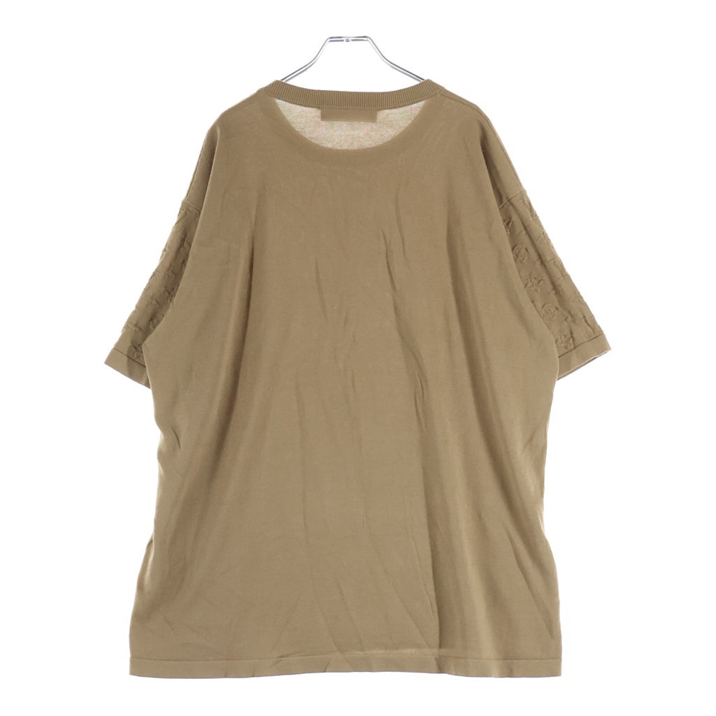LOUIS VUITTON(ルイヴィトン) モノグラムニットTシャツ カットソー ブラウン RM242MQ Z34 HQN40W