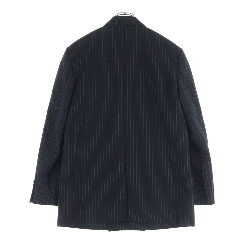 CELINE(セリーヌ) 21SS ストライプ柄 ダブルブレストジャケット ブラック 2V25D219M