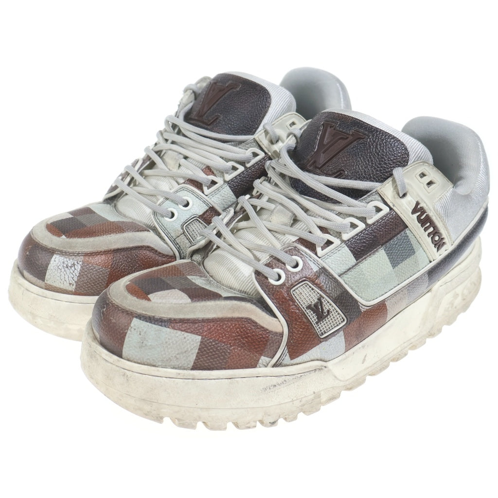 LOUIS VUITTON(ルイヴィトン) 24AW LV トレーナー マキシ ダモフラージュ ダミエ ローカットスニーカー ブラウン VL0254