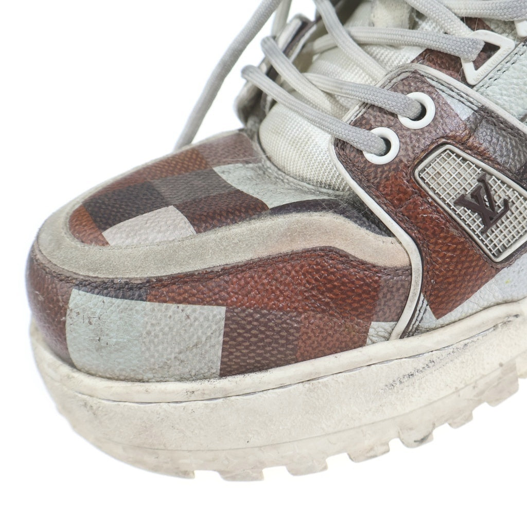 LOUIS VUITTON(ルイヴィトン) 24AW LV トレーナー マキシ ダモフラージュ ダミエ ローカットスニーカー ブラウン VL0254