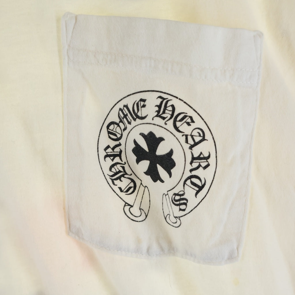 CHROME HEARTS(クロムハーツ) Made in Hollywood Tshirt メイドインハリウッド 両面プリントTシャツ カットソー ホワイト