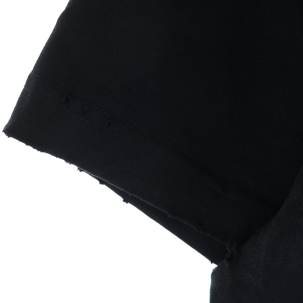 BALENCIAGA(バレンシアガ) 23SS BBロゴオーバーサイズTシャツ カットソー ブラック 739028 T0VN8