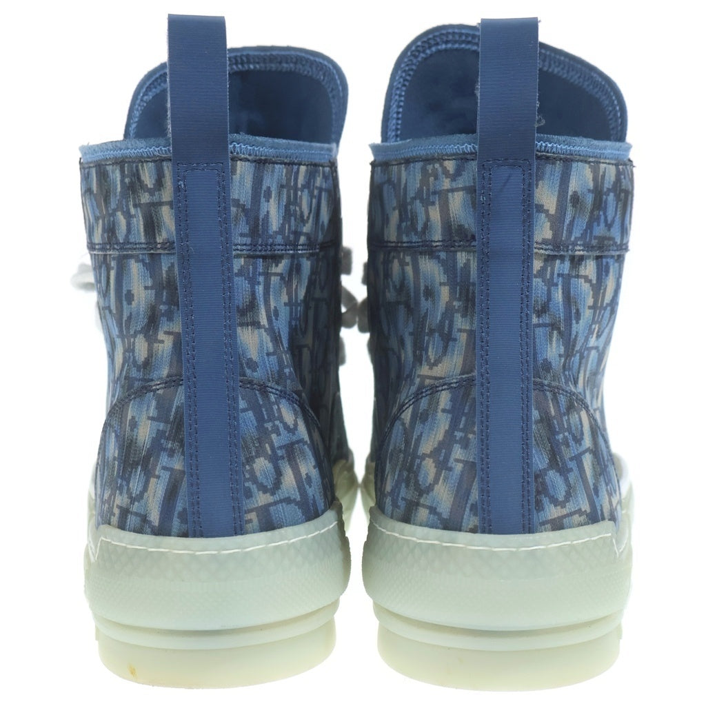 DIOR(ディオール) B23 オブリーク ナイロン ハイカットスニーカー ブルー 44 3SH118ZPM56144