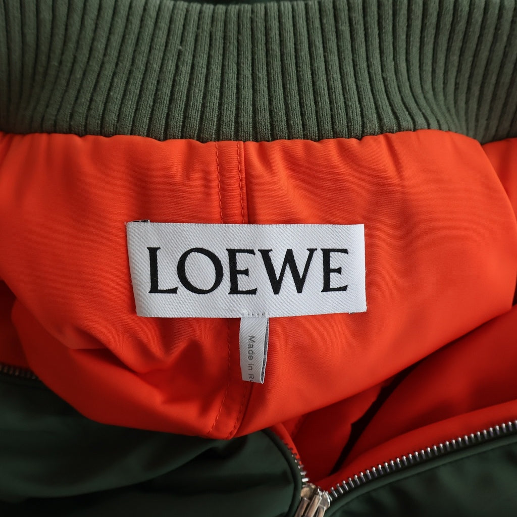 LOEWE(ロエベ) 23SS JACKET COATS ジップアップコートジャケット グリーン H526Y03W84