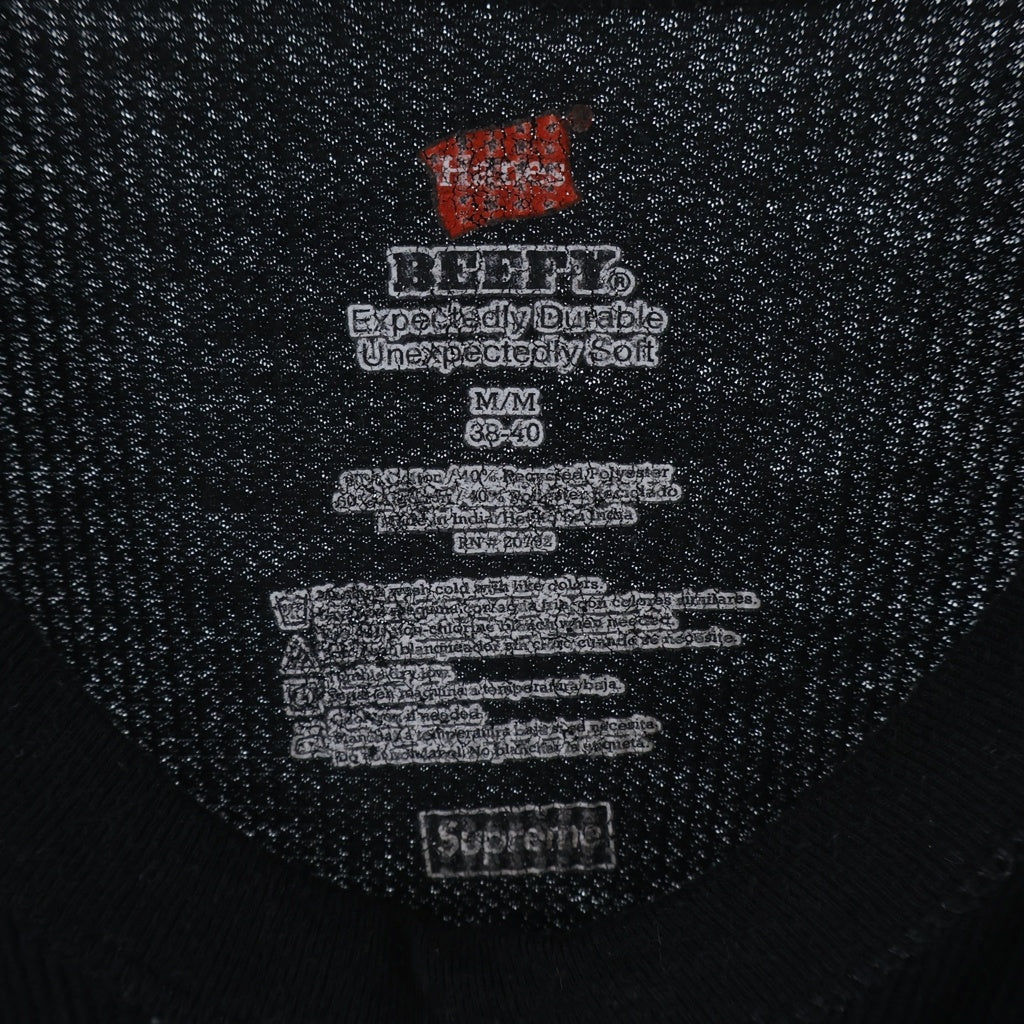 SUPREME(シュプリーム) ×Hanes Bones Thermal Crew ヘインズ ボーンズ
