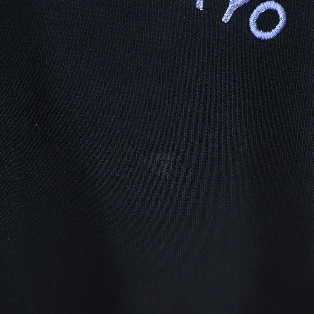 BALENCIAGA(バレンシアガ) 17AW ブリーチ加工 HOMME刺繍 オーバーサイズスウェットトレーナー ブラック/ベージュ486095 TWK44