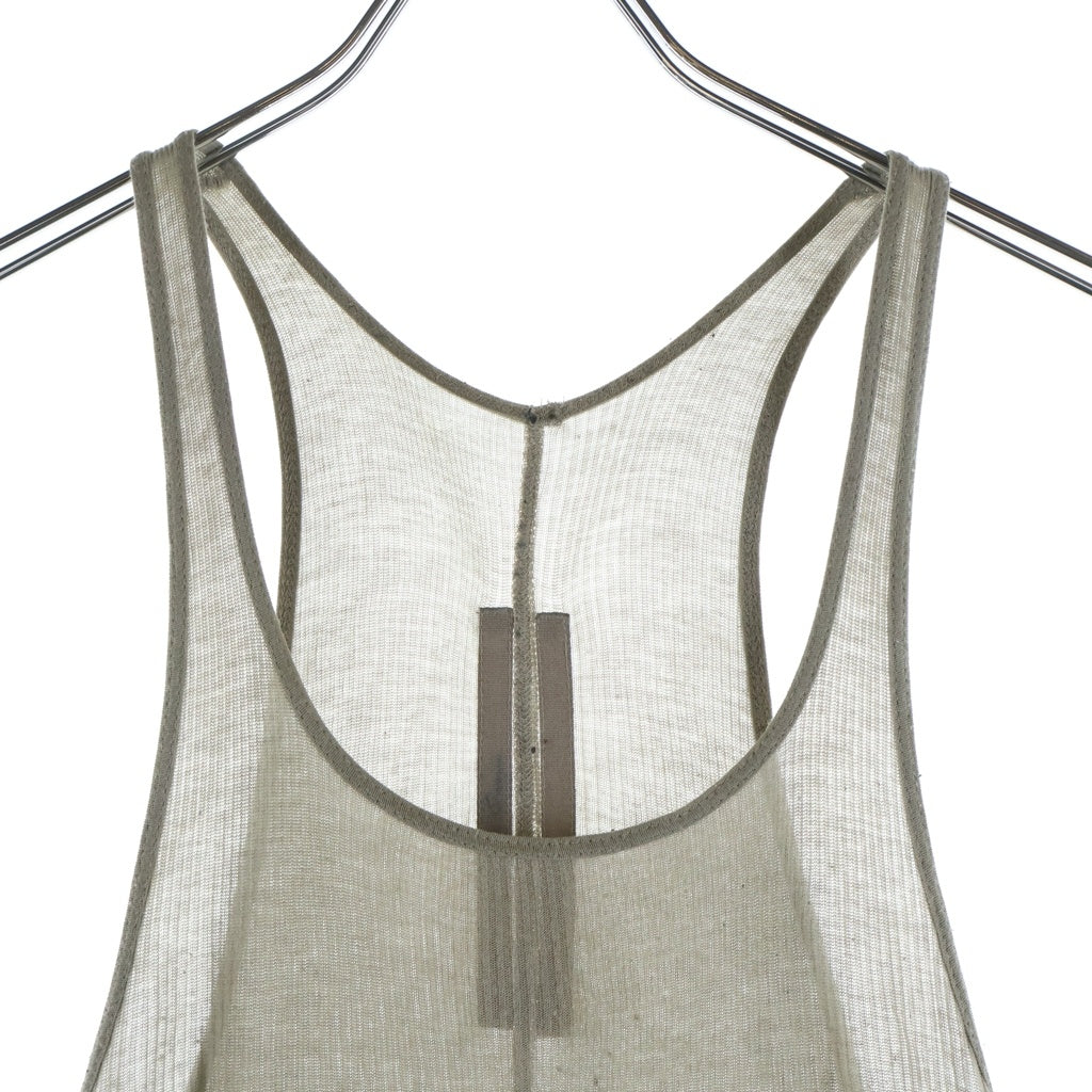 Rick Owens(リックオウエンス) 25AW CONCORDIANS BASIC RIB TANK リブタンクトップ カットソー ベージュ RU02E1150-RC