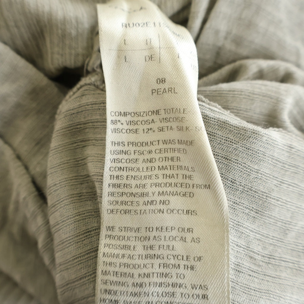 Rick Owens(リックオウエンス) 25AW CONCORDIANS BASIC RIB TANK リブタンクトップ カットソー ベージュ RU02E1150-RC