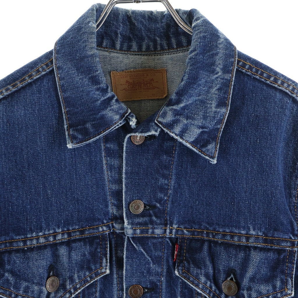 Levi's(リーバイス) 70s VINTAGE 4TH 70505 BIG E ボタン裏刻印524 不均等V デニム ジャケット インディゴ