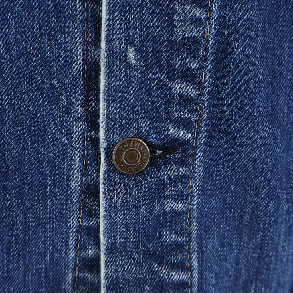 Levi's(リーバイス) 70s VINTAGE 4TH 70505 BIG E ボタン裏刻印524 不均等V デニム ジャケット インディゴ