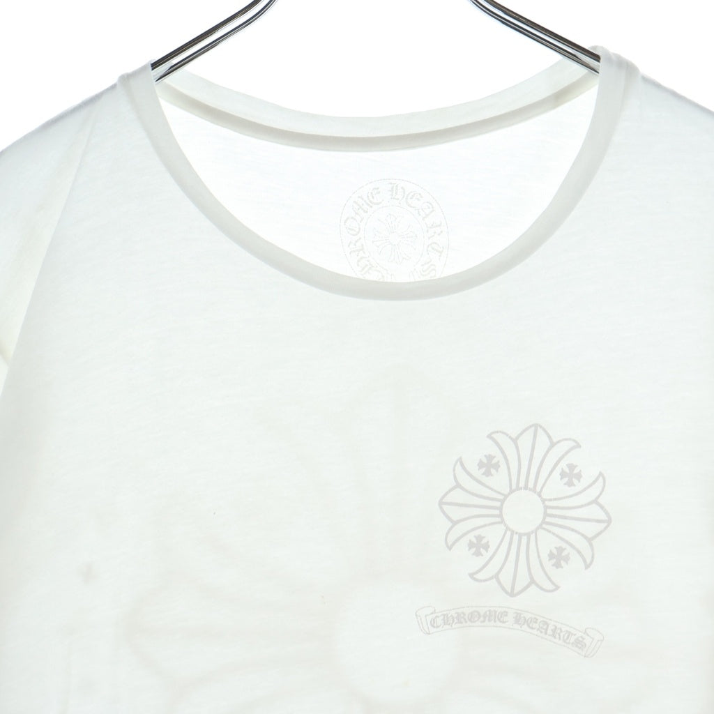 CHROME HEARTS(クロムハーツ) CH PLUS T-SHRT CHプラス バックスクロールプリント 半袖Tシャツ カットソー ホワイト