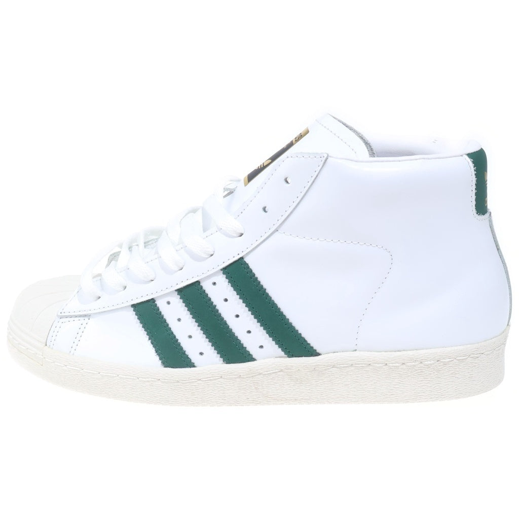 adidas(アディダス) PRO MODEL 80S プロモデル ハイカットシューズ スニーカー ホワイト/グリーン