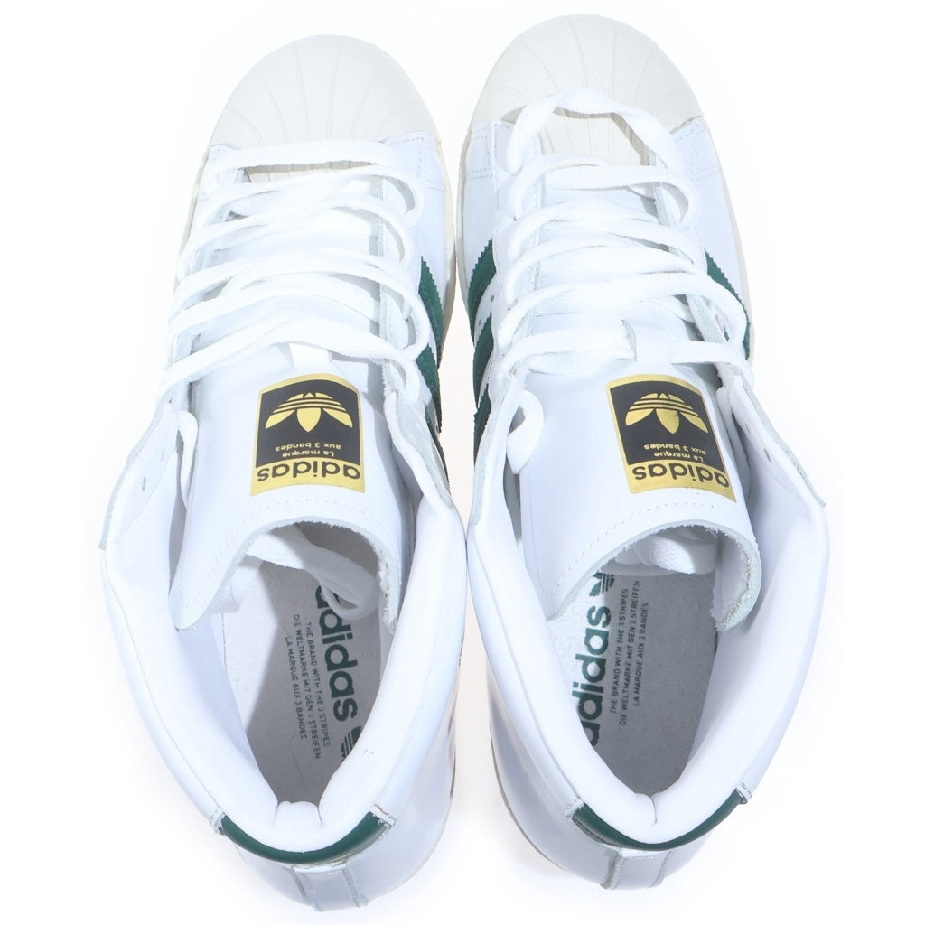 adidas(アディダス) PRO MODEL 80S プロモデル ハイカットシューズ スニーカー ホワイト/グリーン
