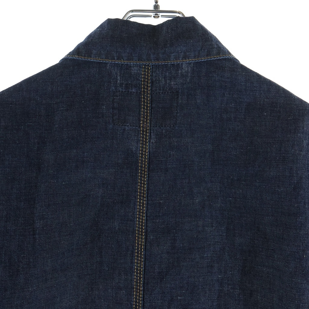 PRADA(プラダ) 24SS シャンブレーブルゾンデニムジャケット インディゴ GEB254
