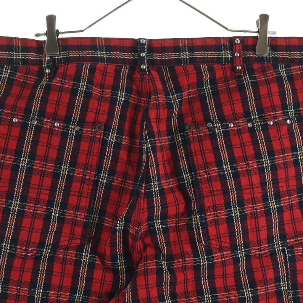 SUPREME(シュプリーム) 25AW ×b.b. Simon Quilted Double Knee Painter Pant クインテッドダブルニー ペインターパンツ レッド/ブラック