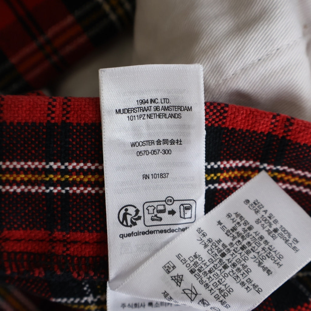 SUPREME(シュプリーム) 25AW ×b.b. Simon Quilted Double Knee Painter Pant クインテッドダブルニー ペインターパンツ レッド/ブラック