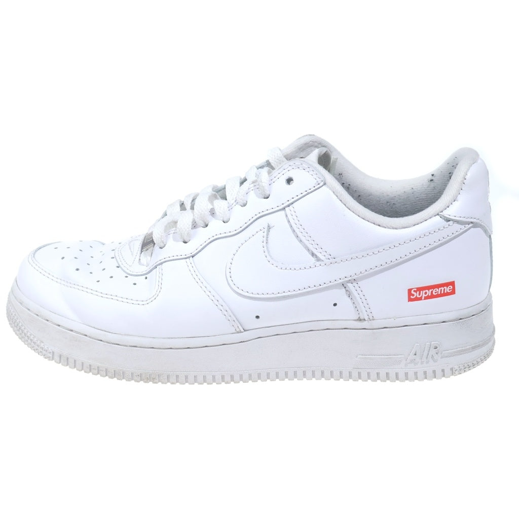 NIKE(ナイキ) ×SUPREME AIR FORCE 1 LOW シュプリーム エア フォース 1 レザーローカットスニーカー US8.5/26.5cm ホワイト CU9225-100 CU9225-100