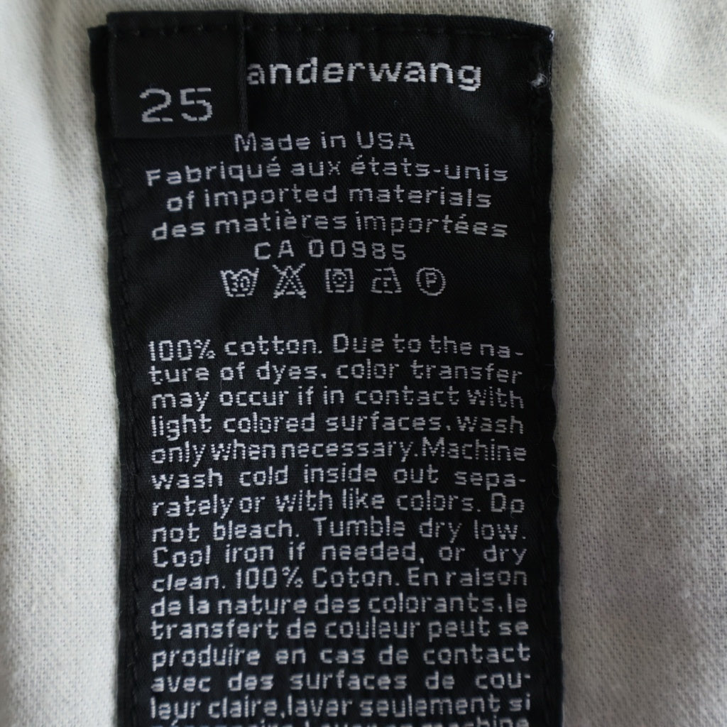 ALEXANDER WANG(アレキサンダーワン) BITE バイト カットオフ ハーフデニムパンツ インディゴ レディース