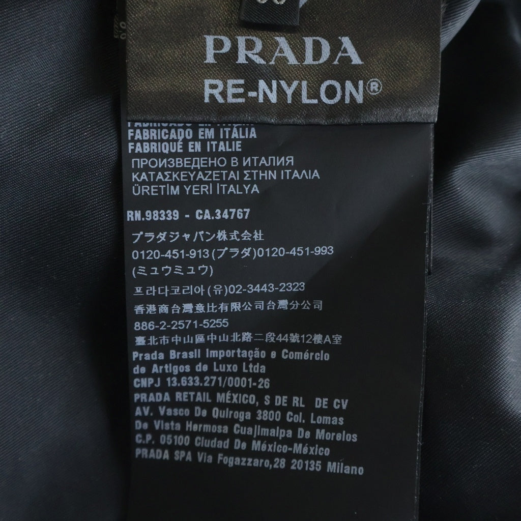 PRADA(プラダ) トライアングルロゴプレートナイロンショーツ レディース ブラック 22C757 S231 1WQ8