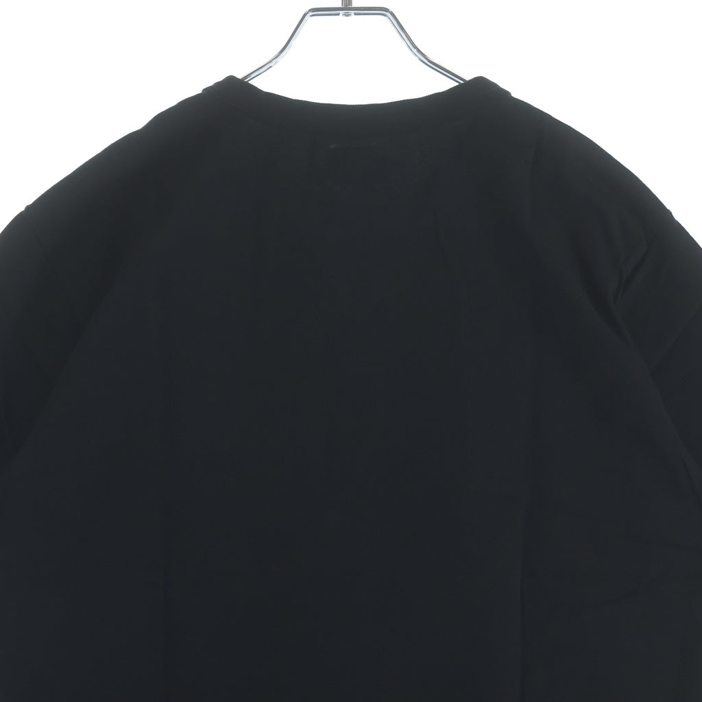EVISU(エビス) ×PALACE LOGO TEE パレス ロゴプリントクルーネック半袖カットソーTシャツ ブラック P26EVSES001