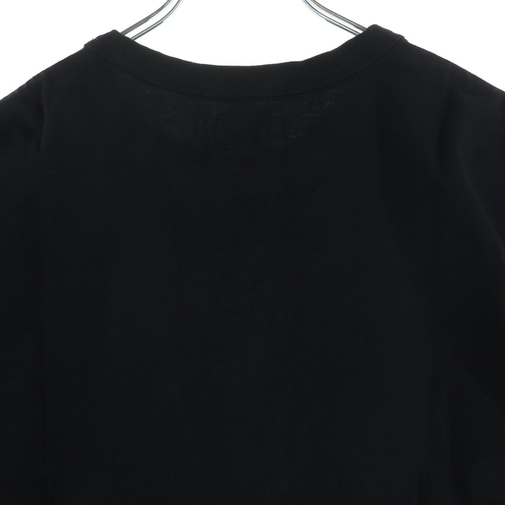 EVISU(エビス) ×PALACE LOGO TEE パレス ロゴプリントクルーネック半袖カットソーTシャツ ブラック P26EVSES001