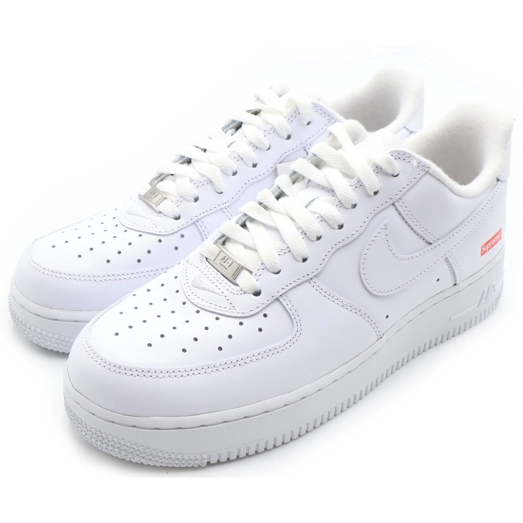 NIKE(ナイキ) ×SUPREME AIR FORCE 1 LOW SP シュプリーム エアフォース 1 レザーローカットスニーカー ホワイト US8.5/26.5cm CU9225-100