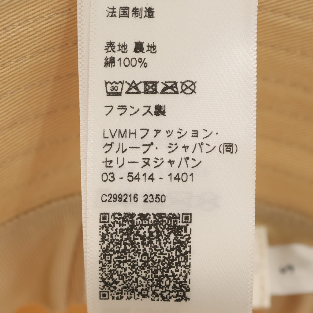 CELINE(セリーヌ) トリオンフパッチ付き バケットハット 帽子 ベージュ 2AUE0968P.03HX レディース