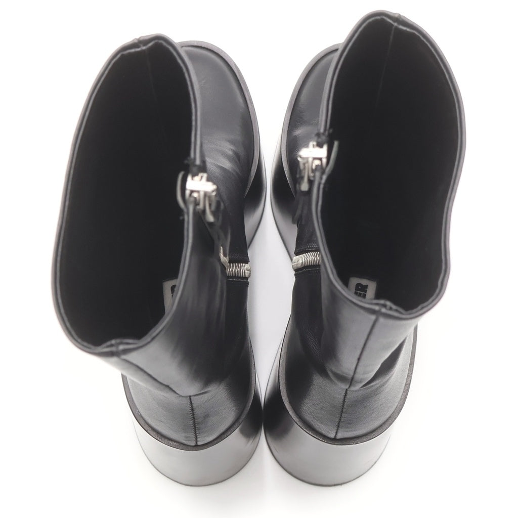 JIL SANDER(ジルサンダー) 20AW Chunky Ankle Boots チャンキー アンクルブーツ ヒールブーツ ブラック レディース