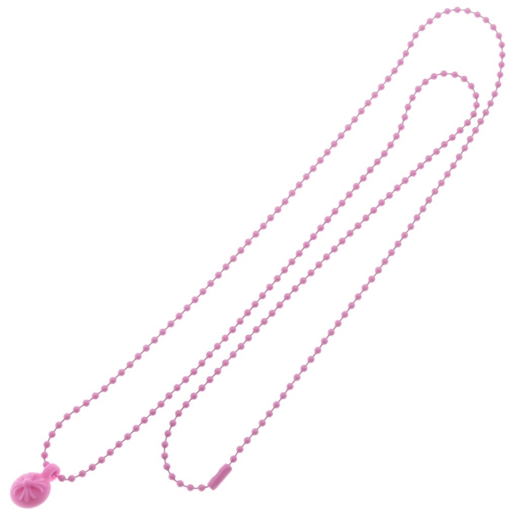 CHROME HEARTS(クロムハーツ) RUBBER CH CRS BALL ラバークロスボール シリコンネックレス ピンク
